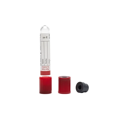 Buit 2 ml 5 ml 10 ml Tub de recollida de sang de sèrum de tapa vermella sense additiu
